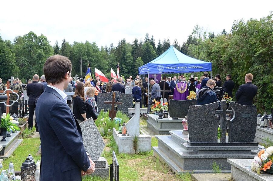 7 lipca 2020 w Rabce-Zdroju odbyły się uroczystości pogrzebowe Wojciecha Frodymy. Fot. Janusz Ślęzak (IPN)