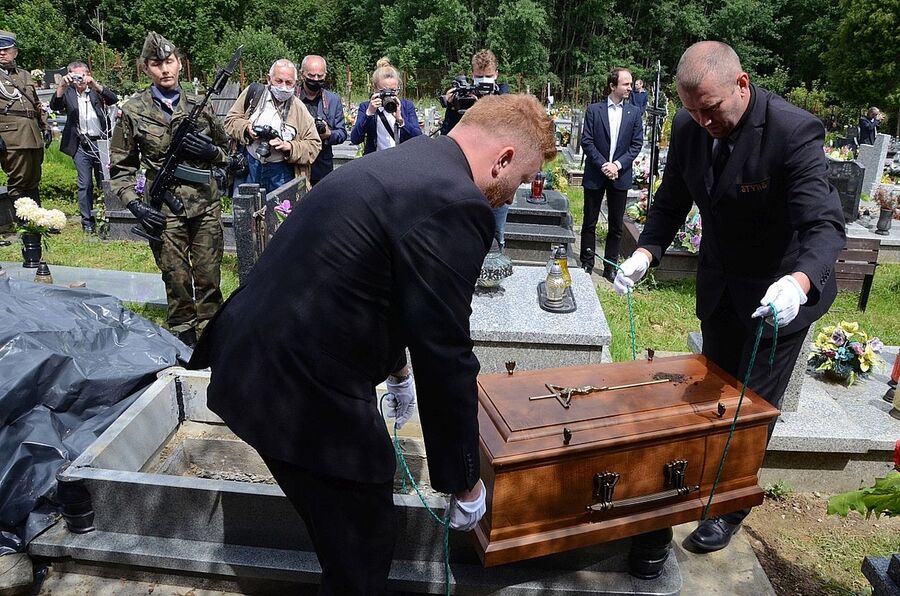 7 lipca 2020 w Rabce-Zdroju odbyły się uroczystości pogrzebowe Wojciecha Frodymy. Fot. Janusz Ślęzak (IPN)