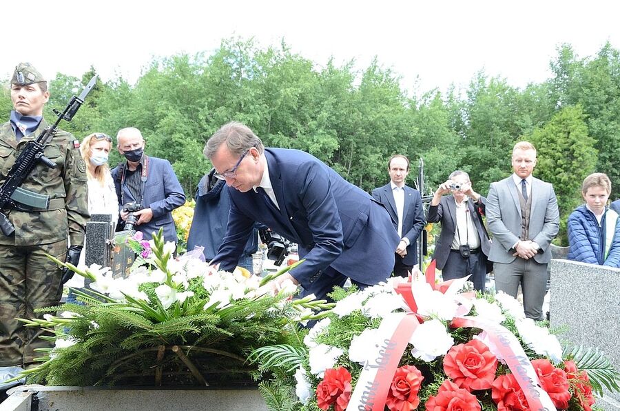 7 lipca 2020 w Rabce-Zdroju odbyły się uroczystości pogrzebowe Wojciecha Frodymy. Fot. Janusz Ślęzak (IPN)