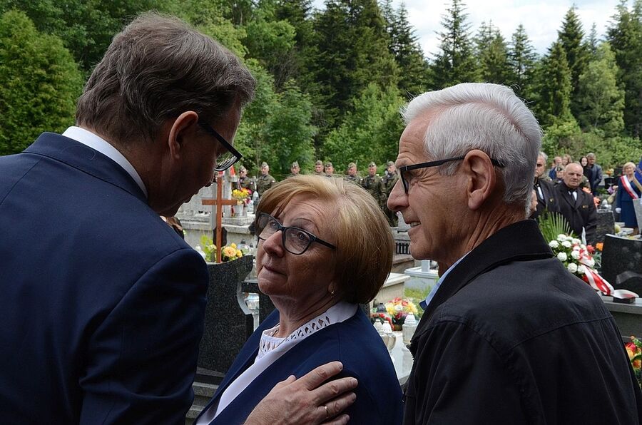 7 lipca 2020 w Rabce-Zdroju odbyły się uroczystości pogrzebowe Wojciecha Frodymy. Fot. Janusz Ślęzak (IPN)