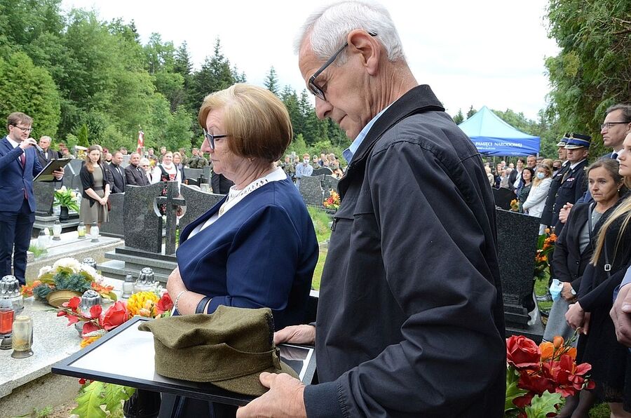 7 lipca 2020 w Rabce-Zdroju odbyły się uroczystości pogrzebowe Wojciecha Frodymy. Fot. Janusz Ślęzak (IPN)