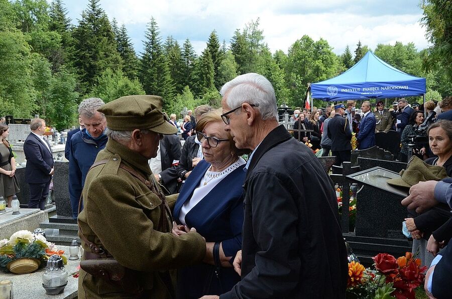 7 lipca 2020 w Rabce-Zdroju odbyły się uroczystości pogrzebowe Wojciecha Frodymy. Fot. Janusz Ślęzak (IPN)