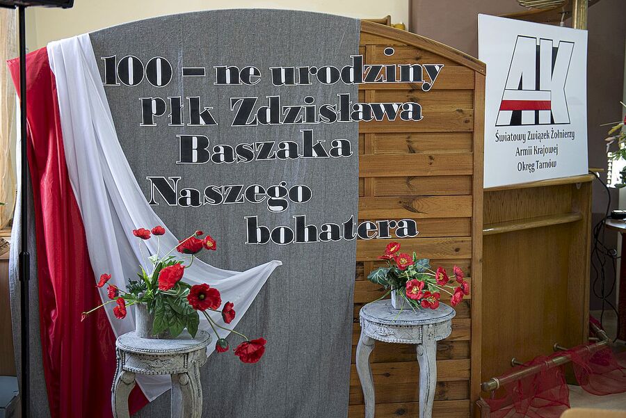 8 lipca 2020, Tarnów. Setna rocznica urodzin płk. Zdzisława Baszaka. Fot. Agnieszka Masłowska (IPN)