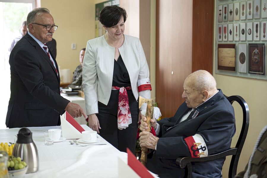 8 lipca 2020, Tarnów. Setna rocznica urodzin płk. Zdzisława Baszaka. Fot. Agnieszka Masłowska (IPN)