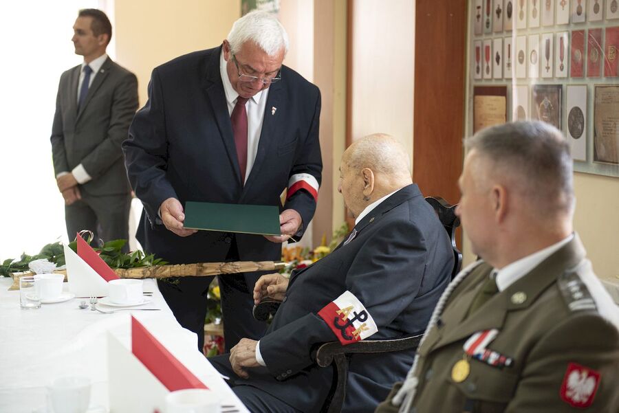 8 lipca 2020, Tarnów. Setna rocznica urodzin płk. Zdzisława Baszaka. Fot. Agnieszka Masłowska (IPN)