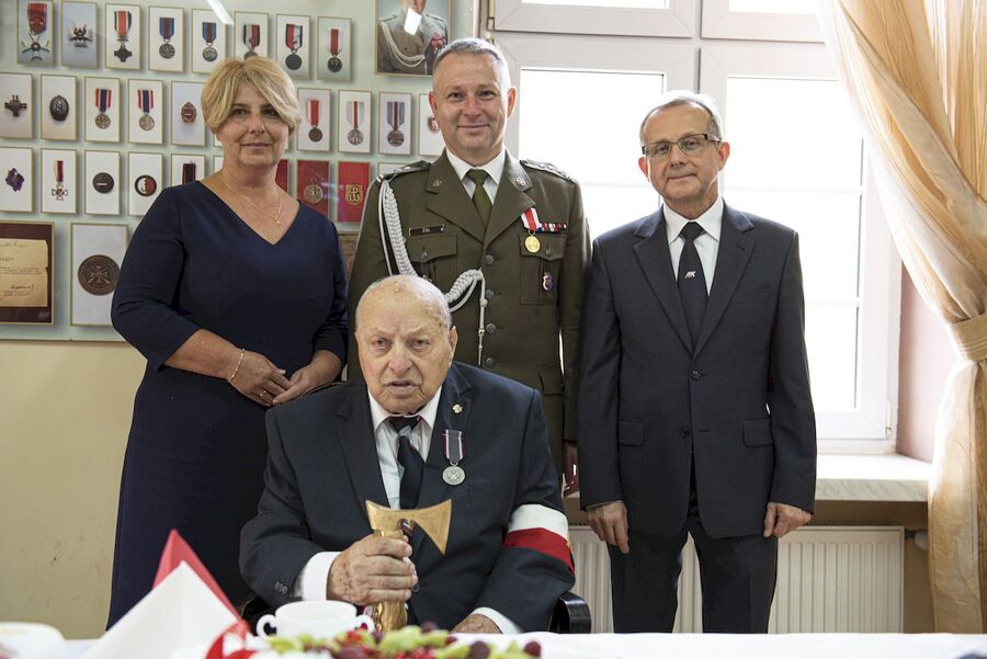 8 lipca 2020, Tarnów. Setna rocznica urodzin płk. Zdzisława Baszaka. Fot. Agnieszka Masłowska (IPN)