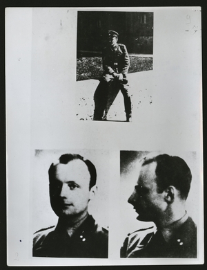 Funkcjonariusz Adst Sipo Kielce SS-Hauptscharführer Wolfgang Rehn, obecny w Michniowie podczas pacyfikacji