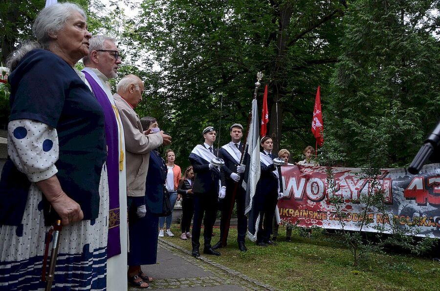 11.07.2020. Krakowskie uroczystości w 77. rocznicę krwawej niedzieli na Wołyniu. Fot. Janusz Ślęzak (IPN)