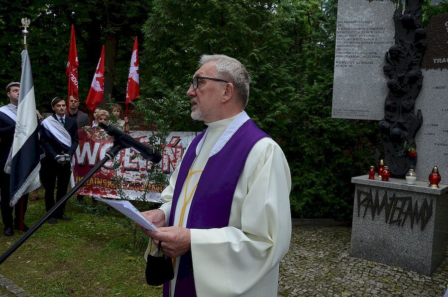11.07.2020. Krakowskie uroczystości w 77. rocznicę krwawej niedzieli na Wołyniu. Fot. Janusz Ślęzak (IPN)