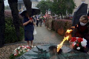 11.07.2020. W Krakowie uczczono 76. rocznicę akcji specjalnej Koppe. Fot. Janusz Ślęzak (IPN)