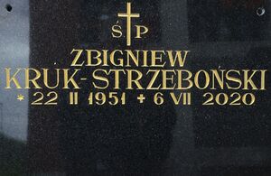 13 lipca 2020 r. w Krakowie pochowano Zbigniewa Kruka-Strzebońskiego. Fot. Janusz Ślęzak (IPN)