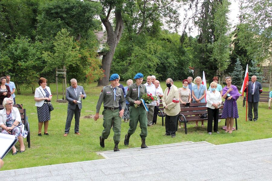 Uroczystość w 77. rocznicę pacyfikacji Woli Justowskiej