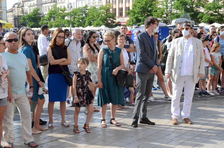 1.08.2020, krakowskie uroczystości w 76. rocznicę wybuchu powstania warszawskiego. Fot. Janusz Ślęzak (IPN)