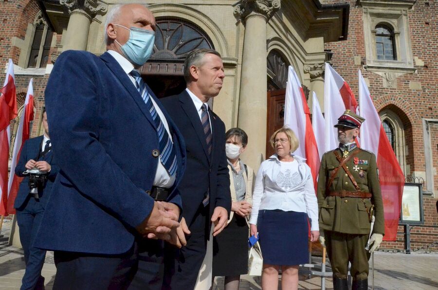 1.08.2020, krakowskie uroczystości w 76. rocznicę wybuchu powstania warszawskiego. Fot. Janusz Ślęzak (IPN)