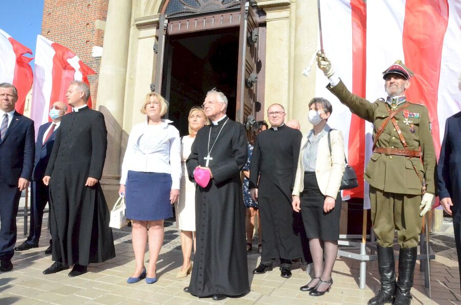 1.08.2020, krakowskie uroczystości w 76. rocznicę wybuchu powstania warszawskiego. Fot. Janusz Ślęzak (IPN)