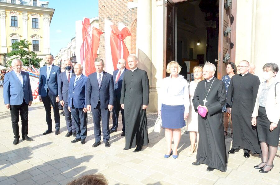 1.08.2020, krakowskie uroczystości w 76. rocznicę wybuchu powstania warszawskiego. Fot. Janusz Ślęzak (IPN)