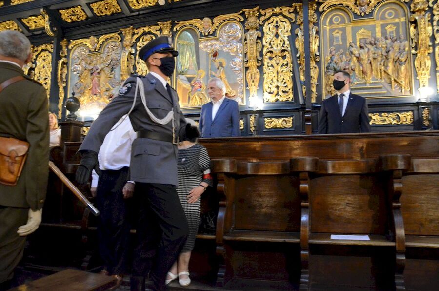 1.08.2020, krakowskie uroczystości w 76. rocznicę wybuchu powstania warszawskiego. Fot. Janusz Ślęzak (IPN)