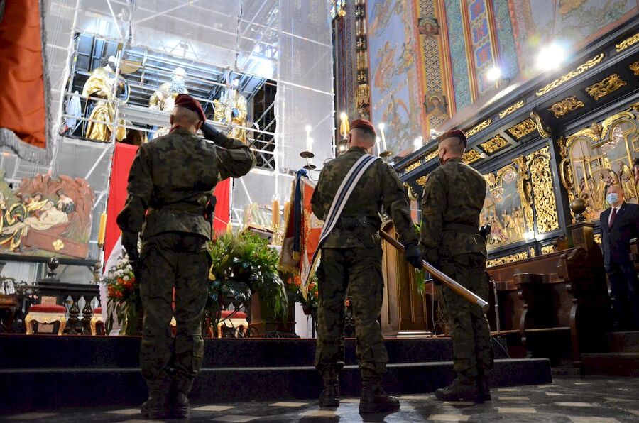 1.08.2020, krakowskie uroczystości w 76. rocznicę wybuchu powstania warszawskiego. Fot. Janusz Ślęzak (IPN)