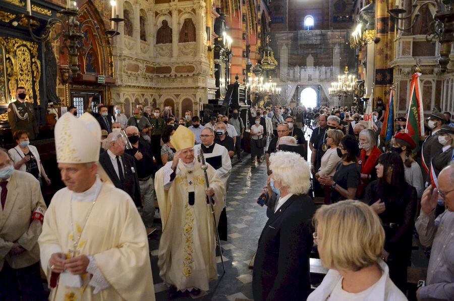 1.08.2020, krakowskie uroczystości w 76. rocznicę wybuchu powstania warszawskiego. Fot. Janusz Ślęzak (IPN)