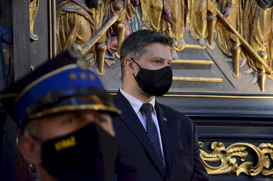 1.08.2020, krakowskie uroczystości w 76. rocznicę wybuchu powstania warszawskiego. Fot. Janusz Ślęzak (IPN)