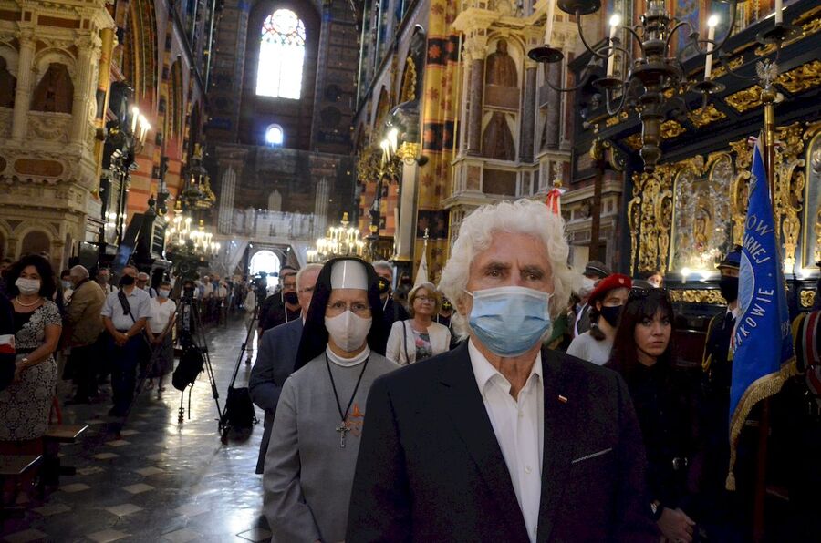 1.08.2020, krakowskie uroczystości w 76. rocznicę wybuchu powstania warszawskiego. Fot. Janusz Ślęzak (IPN)