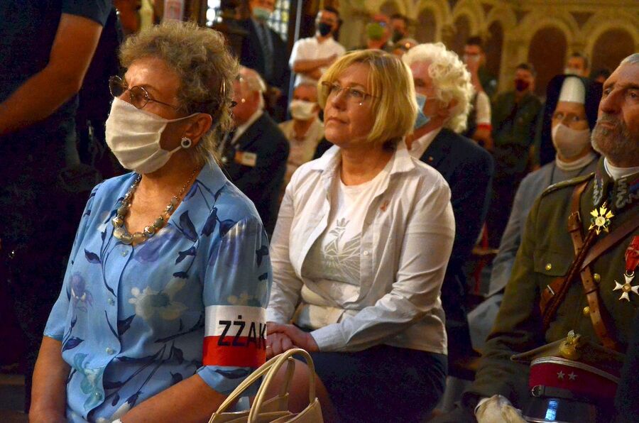 1.08.2020, krakowskie uroczystości w 76. rocznicę wybuchu powstania warszawskiego. Fot. Janusz Ślęzak (IPN)