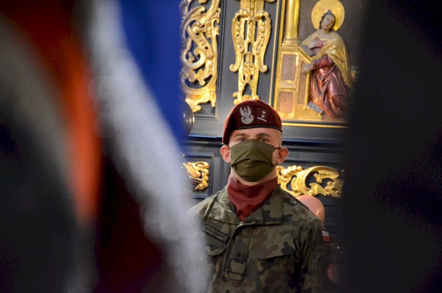 1.08.2020, krakowskie uroczystości w 76. rocznicę wybuchu powstania warszawskiego. Fot. Janusz Ślęzak (IPN)