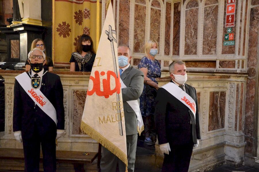 1.08.2020, krakowskie uroczystości w 76. rocznicę wybuchu powstania warszawskiego. Fot. Janusz Ślęzak (IPN)