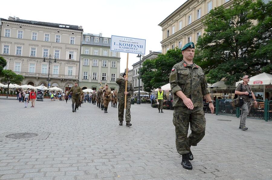 LV Marsz Szlakiem Pierwszej Kompanii Kadrowej. Fot. Janusz Ślęzak (IPN)