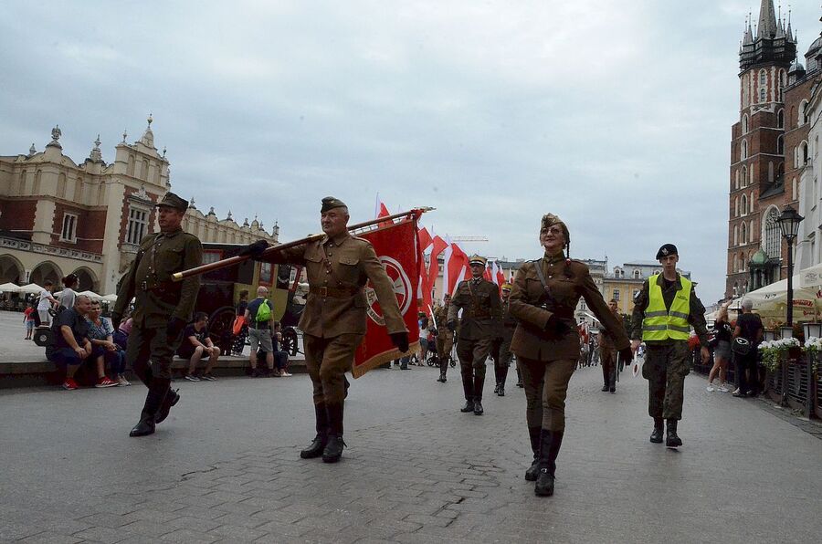LV Marsz Szlakiem Pierwszej Kompanii Kadrowej. Fot. Janusz Ślęzak (IPN)
