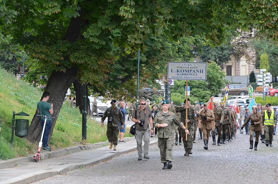 LV Marsz Szlakiem Pierwszej Kompanii Kadrowej. Fot. Janusz Ślęzak (IPN)