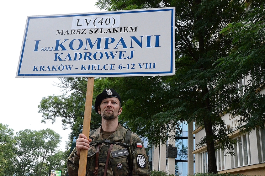 LV Marsz Szlakiem Pierwszej Kompanii Kadrowej. Fot. Janusz Ślęzak (IPN)