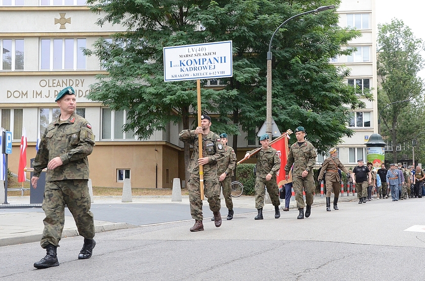 LV Marsz Szlakiem Pierwszej Kompanii Kadrowej. Fot. Janusz Ślęzak (IPN)