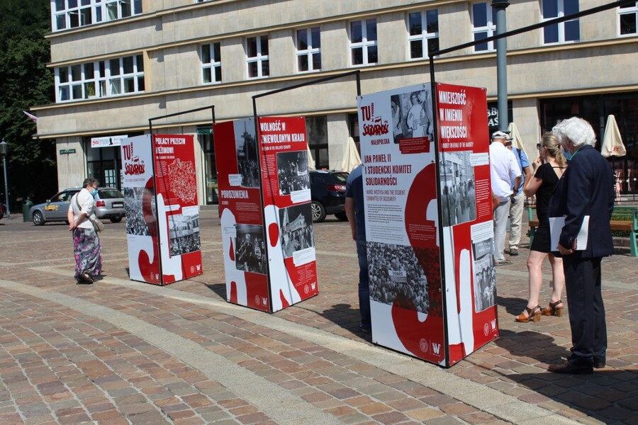 Wystawa „TU rodziła się Solidarność” w Krakowie - Fot. Żaneta Wierzgacz