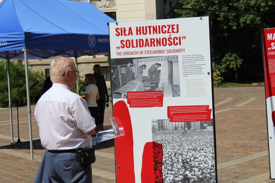 Wystawa „TU rodziła się Solidarność” w Krakowie - Fot. Żaneta Wierzgacz