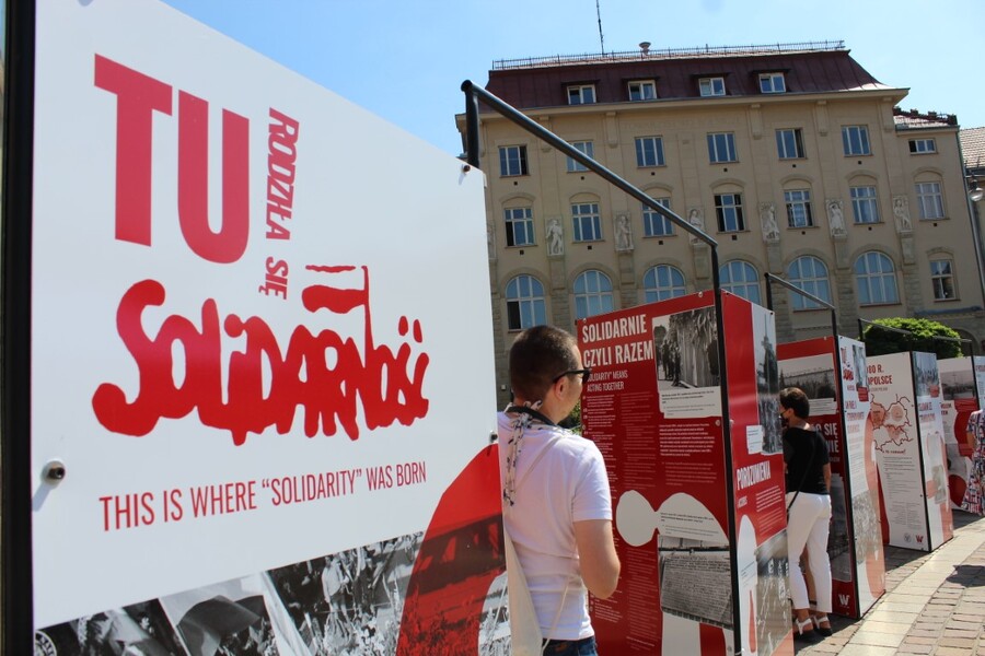 Wystawa „TU rodziła się Solidarność” w Krakowie - Fot. Żaneta Wierzgacz
