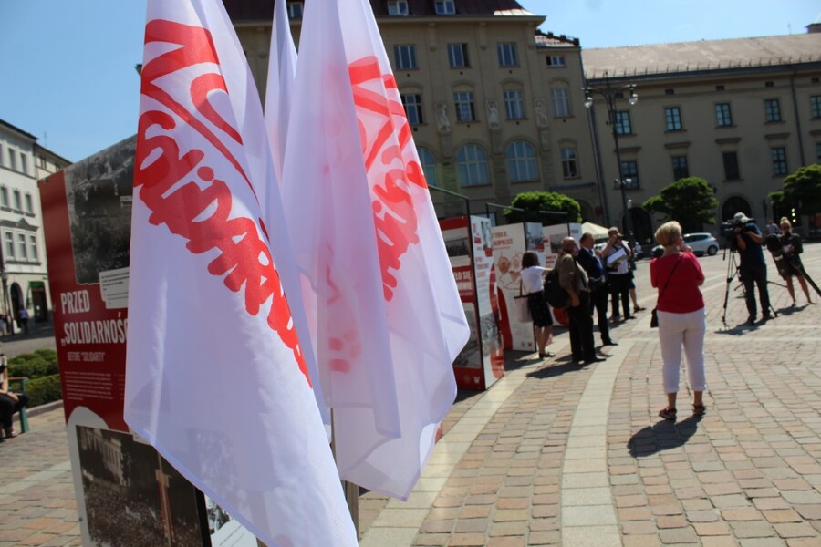 Wystawa „TU rodziła się Solidarność” w Krakowie - Fot. Żaneta Wierzgacz