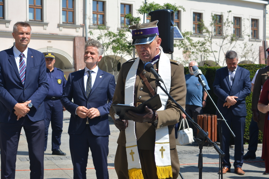 Odsłonięcie tablicy poświęconej Armii Ochotniczej 1920 r. oraz otwarcie plenerowej wystawy IPN w Kielcach - fot. Katarzyna Pronobis