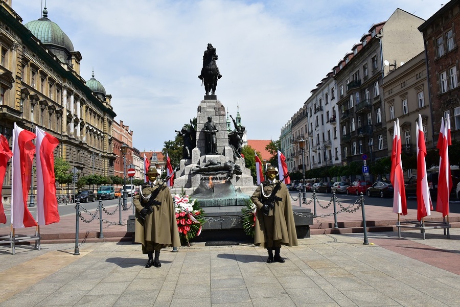 Obchody 100-lecia Bitwy Warszawskiej w Krakowie - fot. Monika Wojtyca