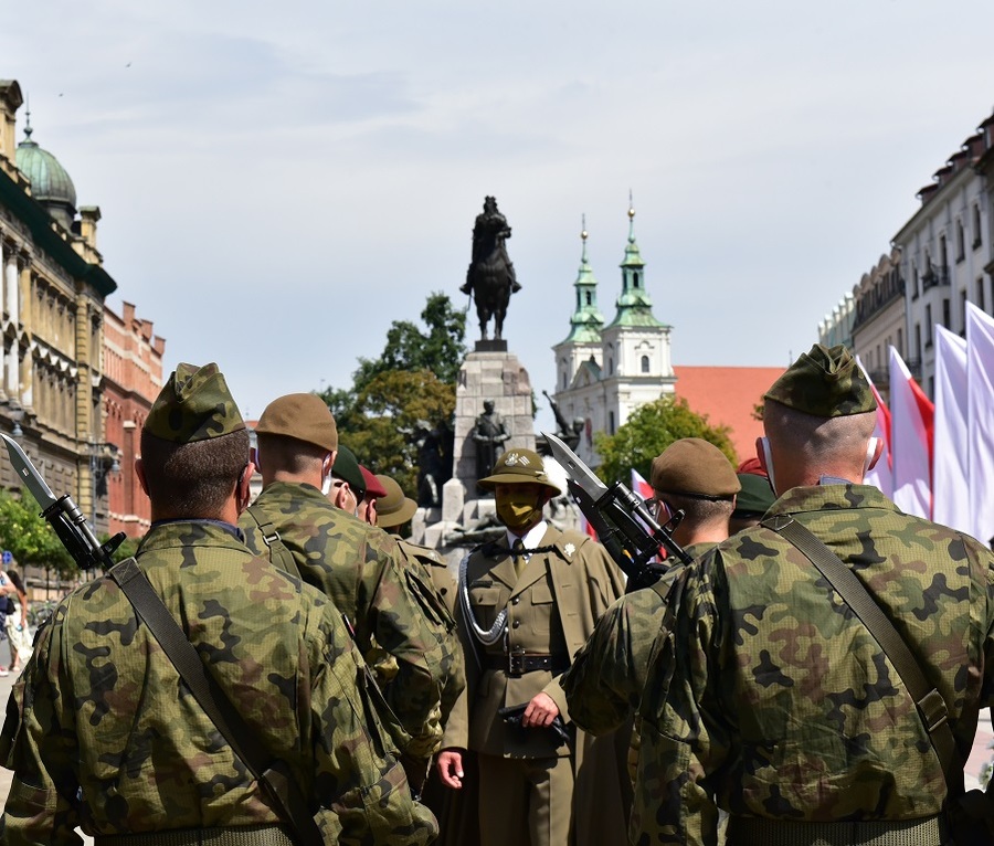 Obchody 100-lecia Bitwy Warszawskiej w Krakowie - fot. Monika Wojtyca