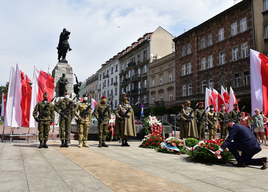 Obchody 100-lecia Bitwy Warszawskiej w Krakowie - fot. Monika Wojtyca