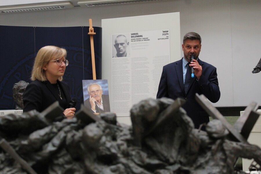 „Obraz Treblinki w oczach Samuela Willenberga” fot. Żaneta Wierzgacz