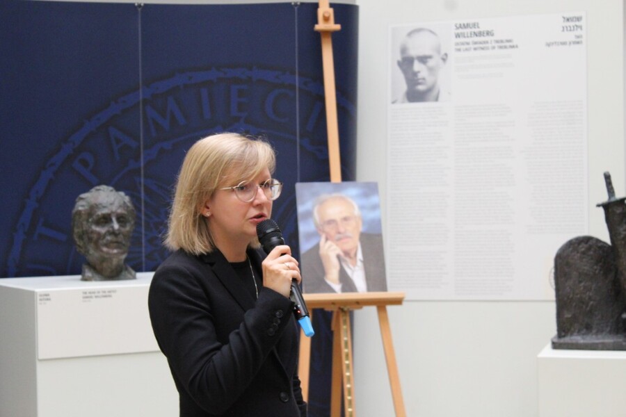 „Obraz Treblinki w oczach Samuela Willenberga” fot. Żaneta Wierzgacz