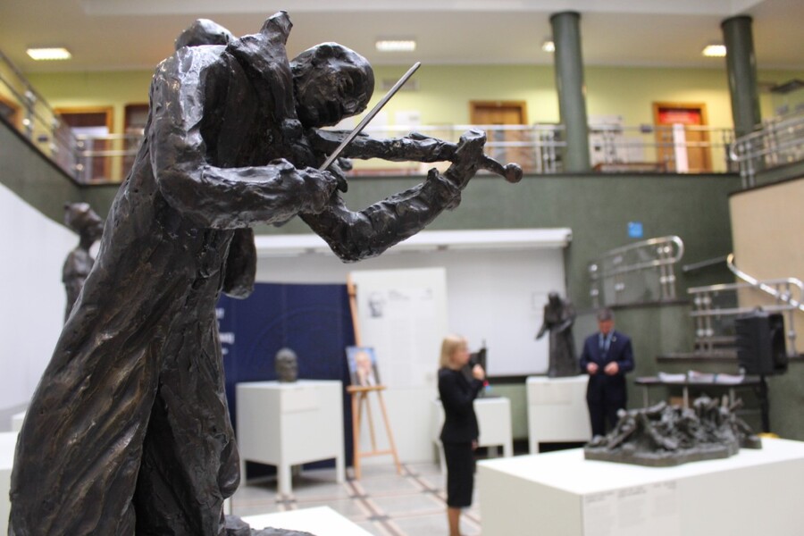 „Obraz Treblinki w oczach Samuela Willenberga” fot. Żaneta Wierzgacz