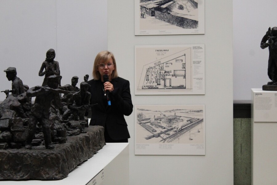 „Obraz Treblinki w oczach Samuela Willenberga” fot. Żaneta Wierzgacz