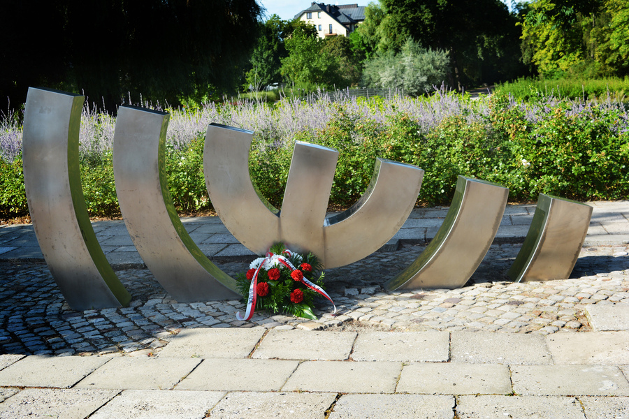 78. rocznica zagłady getta w Kielcach fot. Katarzyna Pronobis