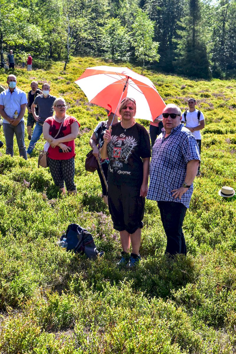 22.08.2020, poświęcenie krzyża partyzanckiego na Jaworzynie Kokuszczańskiej. Fot. Agnieszka Masłowska (IPN)