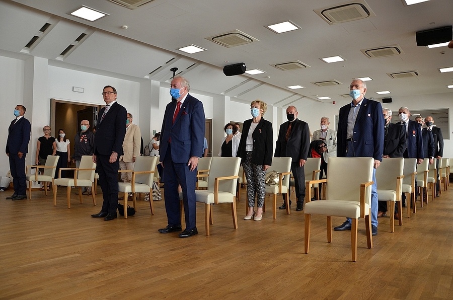 24.08.2020, Kraków. Uroczystość wręczenia Krzyży Wolności i Solidarności. Fot. Janusz Ślęzak (IPN)