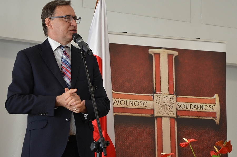 24.08.2020, Kraków. Uroczystość wręczenia Krzyży Wolności i Solidarności. Fot. Janusz Ślęzak (IPN)