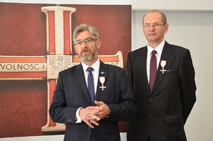 24.08.2020, Kraków. Uroczystość wręczenia Krzyży Wolności i Solidarności. Fot. Janusz Ślęzak (IPN)